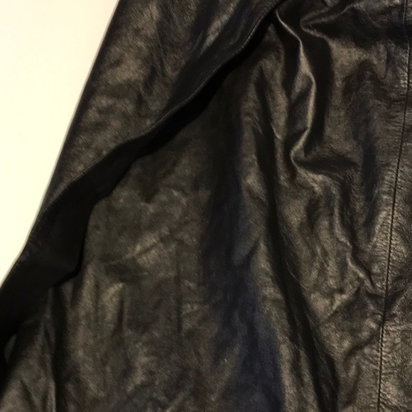 Lillie Rubin Leather Skirt Size 8 - Picture 6 of 13